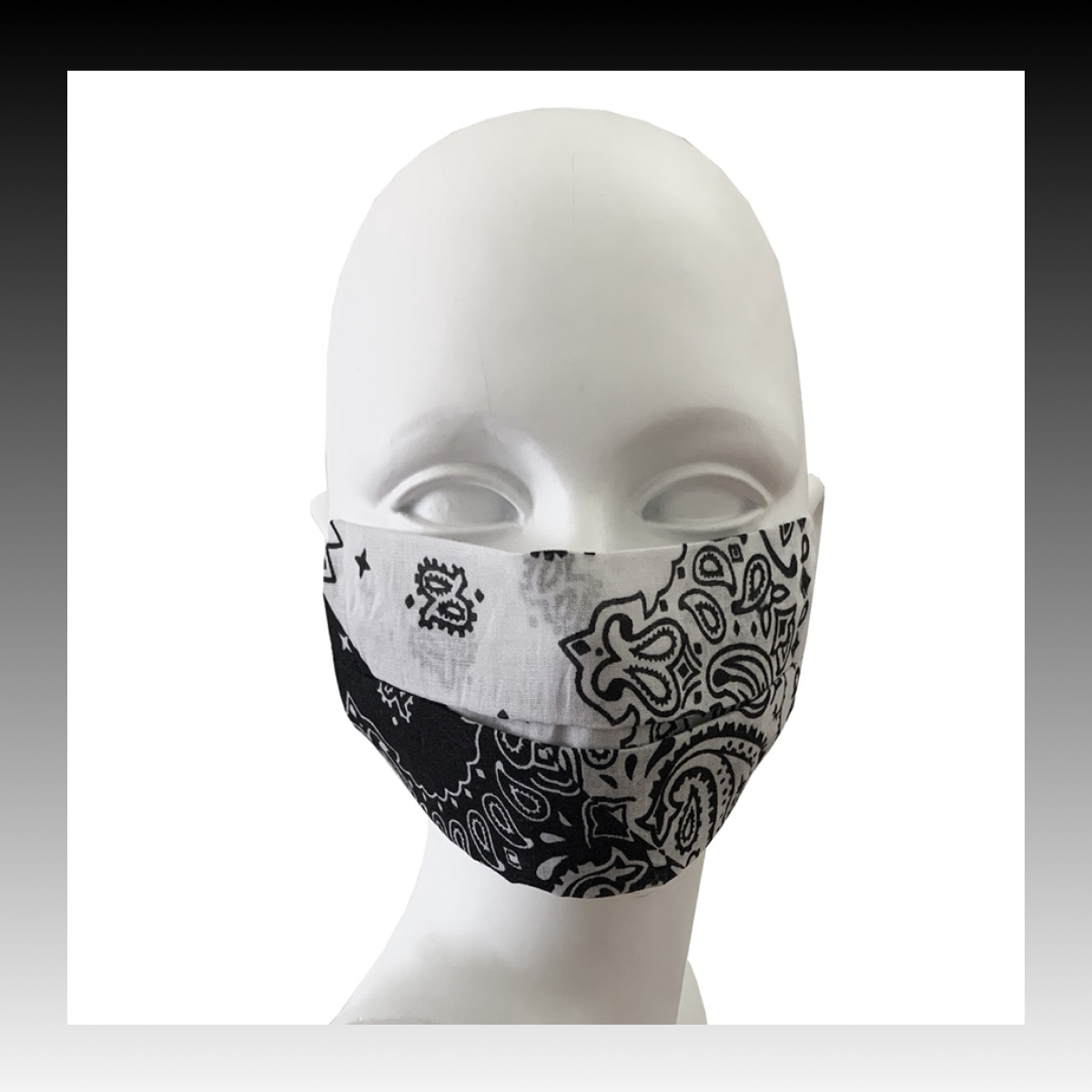 WHITE BLACK MASK